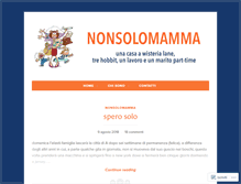 Tablet Screenshot of nonsolomamma.com